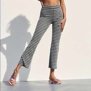 Black and white checkered pants